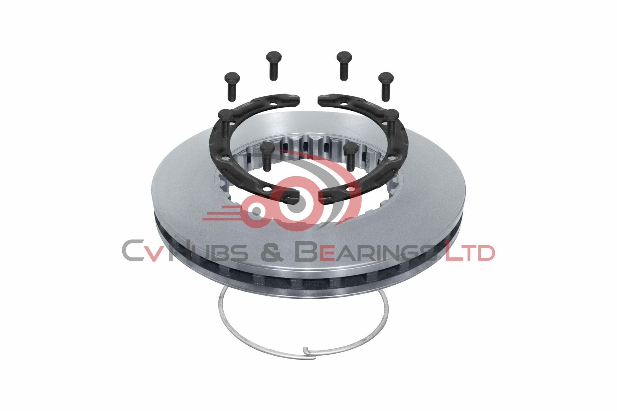 Volvo 410mm vented brake disc C/W fitting kit