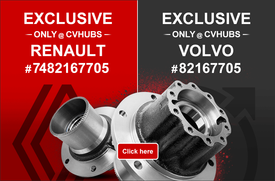CVHubs Exclusive Products - OE#7482167705 Renault & OE#82167705 Volvo Truck Hubs